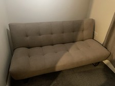 Cream Sofabed Click Clack Style Bensons