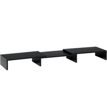 Dual Monitor Stand Riser with Adjustable Length and Angle, Screen Riser