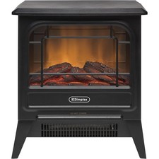 Image of Dimplex Microstove Electric Stove Fire 1.2kW Adjustable Heater MCFSTV12E Grade C