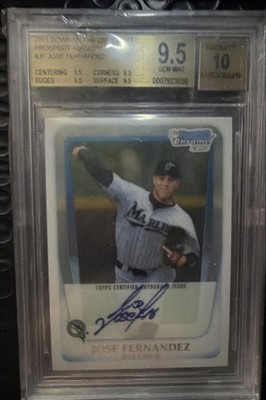 2011 Bowman Draft Picks & Prospects - Chrome Prospects Autograph Jose Fernandez 