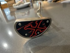 Scotty Cameron Red X Putter 35  Right Handed   Mallet Style   Black/Red Insert