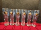 German Franziskaner Weissbier 0.5 L Das Frische An Bayern 6 Beer Pilsner Glasses — photo 1
