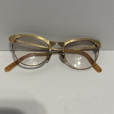 Vintage 1930s-40s Gold Filled Cat Eye Glasses 12K GF
