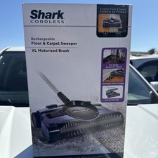 Shark Cordless Floor/Carpet Sweeper Rechargeable Lightweight XL Motorized Brush