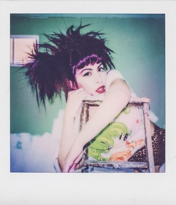Art model Lydia OOAK Polaroid Instant Film Print