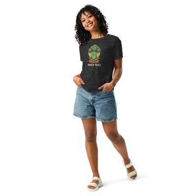 Women's Relaxed T-Shirt Inner Peas