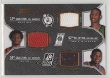 2007-08 SP Rookie Threads Triple Gabe Pruitt Taurean Green DJ Strawberry 0q4