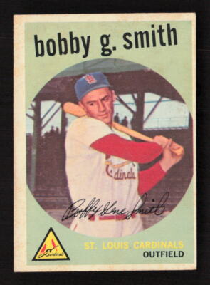 Bobby G. Smith 1959 Topps #162 St. Louis Cardinals Poor Condition
