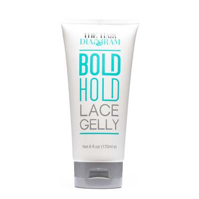 The Hair Diagram Bold Hold Lace Gelly Glueless Lace Melt Gel for Front Wigs, 6oz