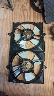 Dual 12''  diameter Cooling Fan System with dual speed- unboxed, brand new.