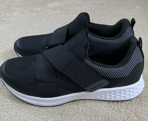 FENLERN F25001 Mens Black 2-Bolt Indoor Cycling Or Walking Shoes EU 45 US 11.5 - Picture 4 of 9