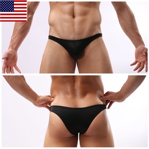 Us Stock Low Waist Men S Sexy Bikini Comfortable Thong Briefs