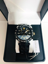 VERSACE BOLD VEJB00722 V-RACE IP BLACK MENS SWISS CHRONOGRAPH WATCH 46 MM NEW