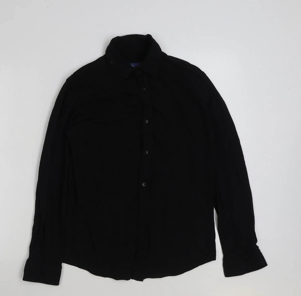 Mens black top shirt matalan