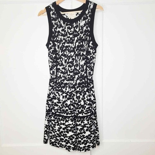 Vestido Kate Spade Floral Jacquard Tejido Calce y Destellos EE. UU. Talla S - Imagen 3 de 8