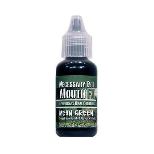 MOUTH FX, MEAN GREEN COLOR MOUTH AND TEETH STAIN , SWEET VANILLA FLAVOUR - Picture 1 of 2