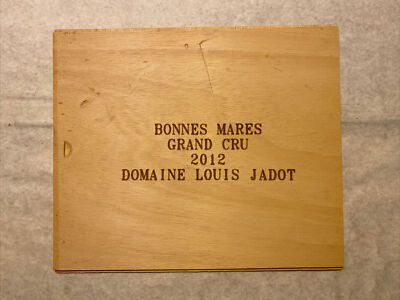 1 Rare Wine Wood Panel Domaine Louis Jadot Vintage CRATE BOX SIDE 1/23 940