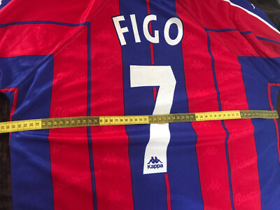 Kappa FC Barcelona97/98 Figo 7 長袖シャツ Fc Barcelona 97-98 Home Kapap Shirt #7 FIGO SS LFP – El