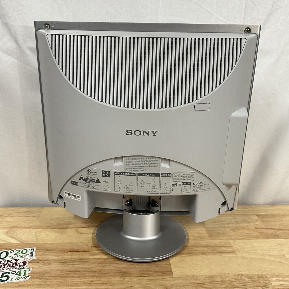 Sony LCD WEGA KLV-S15G10 15 Sony LCD WEGA KLV-S15G10 15