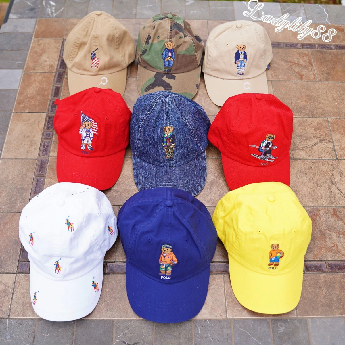 Polo ralph lauren deals bear baseball cap
