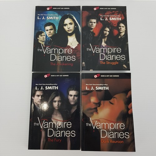 Vampire Diaries The Awakening The Struggle Fury Dark Reunion By L J Smith #1-4