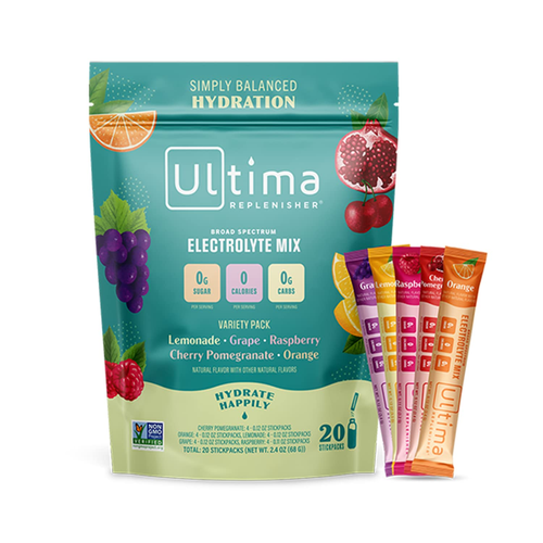 Hydration Electrolyte Packets- 20 Count- Keto & Sugar Free- on the Go Convenienc