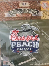 2023 2024 PEACH BOWL PATCH OLE MISS VS. PENN STATE COLLEGE NCAA SHIPS NOW!!