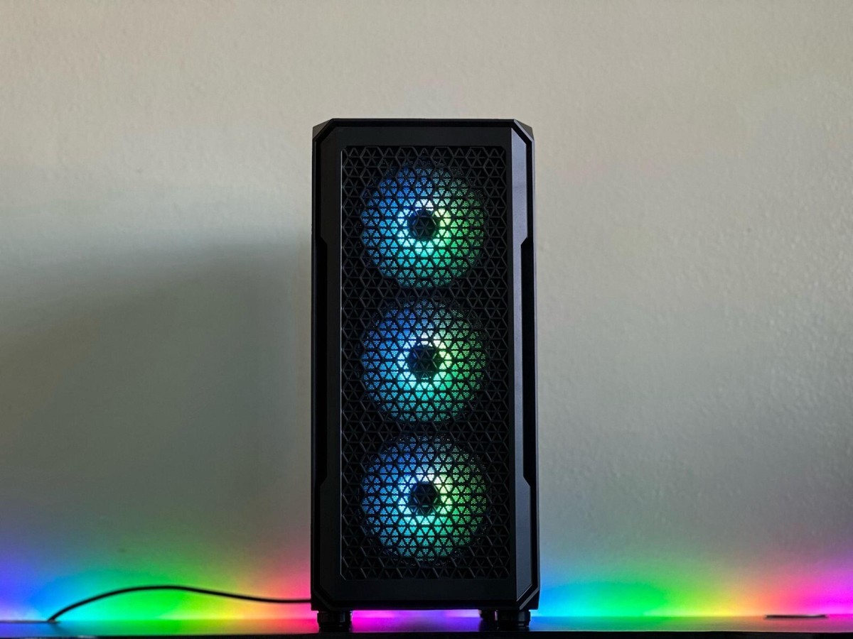RTX 3060 Gaming PC Ryzen 7 5700G Gaming Computer Desktop 512GB SSD 