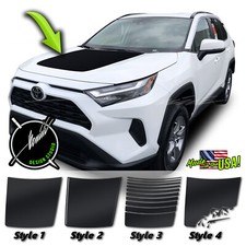 Hood Blackout Vinyl Decal Racing Stripe Kit Sticker -fits 2018-2025 Toyota Rav-4