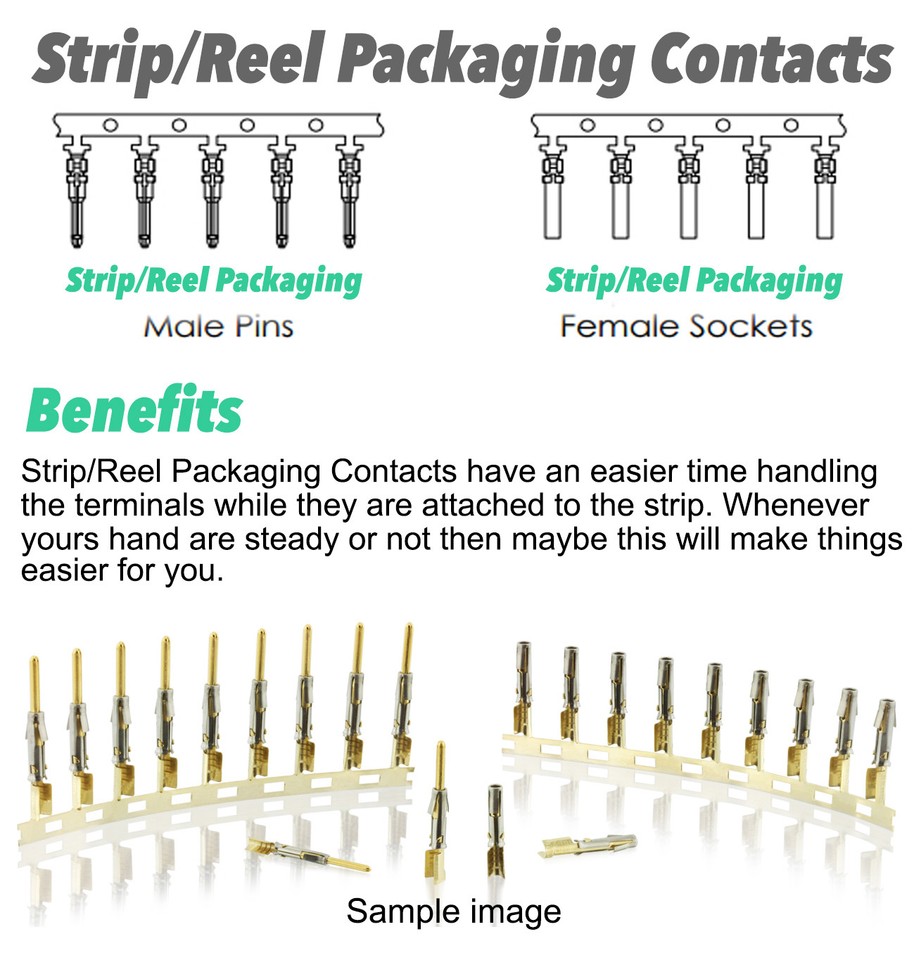 Connecteur Molex Micro-Fit 3.0 4 Broches (mâle + Femelle) - Pour Câbles 20-24 AWG, Noir, Set Complet