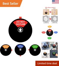 Privacy Sign - Do Not Disturb/Please Knock/Out of Office/In a Meeting - 6 inch