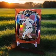 2021 Select #106 Brandon Woodruff Panini PREMIER LEVEL GOLD HOLO PRISM #24/199