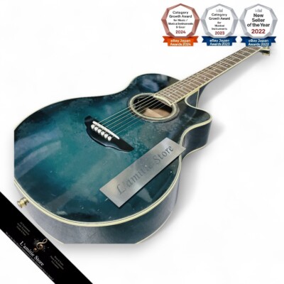 YAMAHA APX-8Aジャンク品 YAMAHA APX-8A 6 String Green Acoustic Guitar Electric