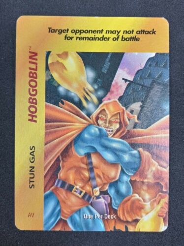 1995 Marvel Overpower Card Hobgoblin Stun Gas One Per Deck - Picture 1 of 2
