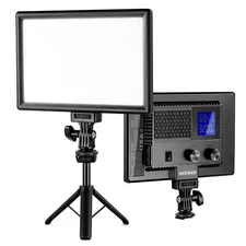 NEEWER 9" LED Video Light, 3200K-5600K CRI95+, w/Tripod & USB-C, NL-116AID