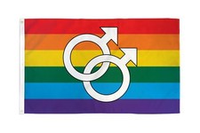 3X5 HAPPY PRIDE MONTH Rainbow GAY LESBIAN LGBTQ Queer Flag BANNER X50