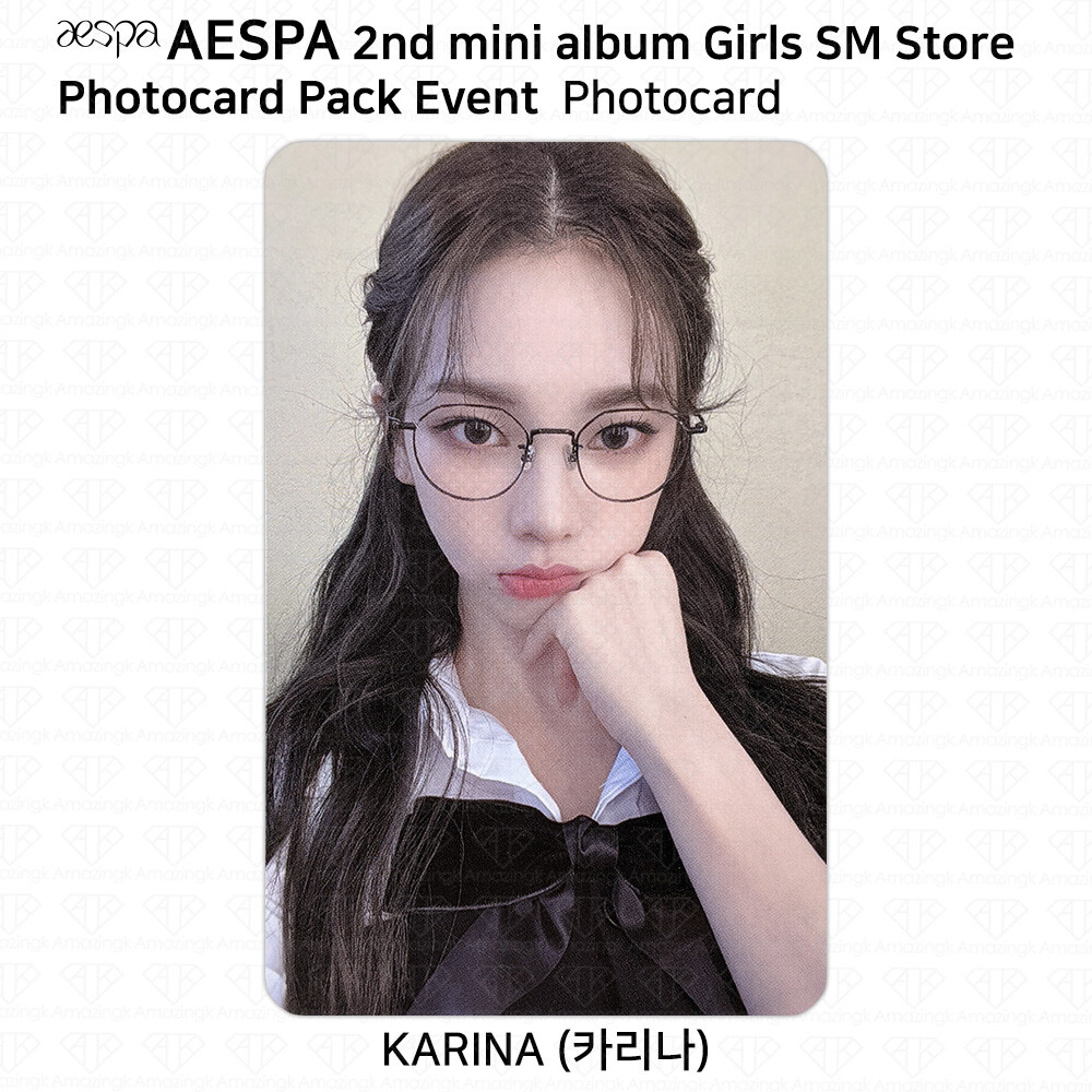 Aespa 2nd Mini Album Girls SM Town Store Photocard Pack Event KPOP