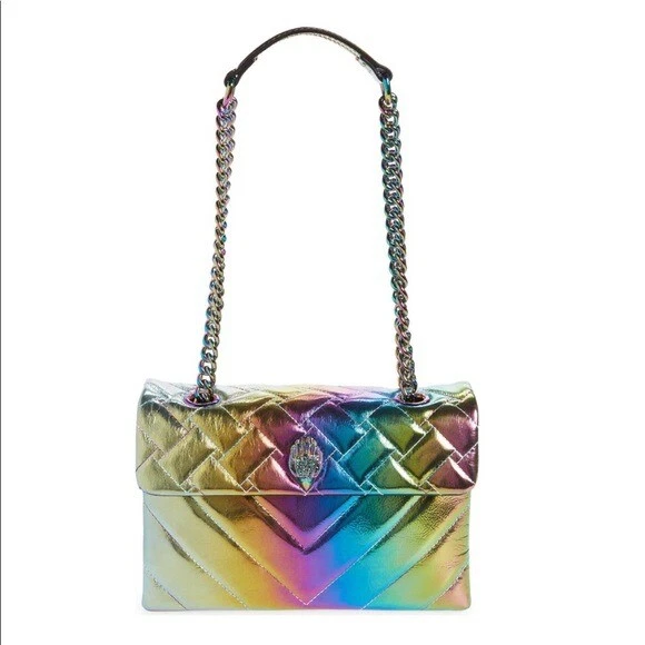 Rainbow Logo Quilted Textile Tote Gold Hardware, 2021