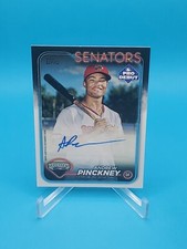 Andrew Pinckney 2024 Topps Pro Debut #PD-117 Base Auto - Nationals - Senators 