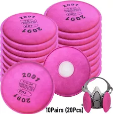 20Pcs 2091 Particulate Filters for 6000 6200 6800 7000 FF-4 Series Respirator US