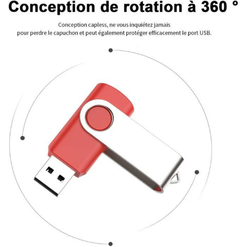 ENUODA Lot De 2 Clés USB 16 Go USB 2.0 - Flash Drive Noir Et Or - Stockage Fiable