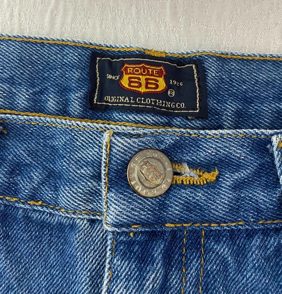 Vintage Route 66 Carpenter Boys Jeans Size 14 Blue - Image 4 of 4