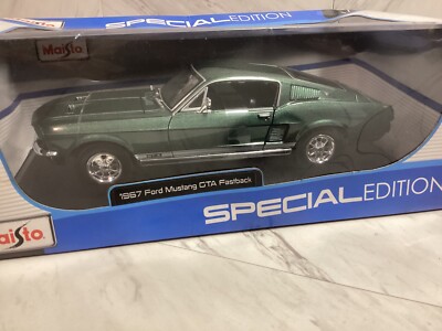 Maisto 1/18 Scale 1967 Ford Mustang GTA Fastback | eBay