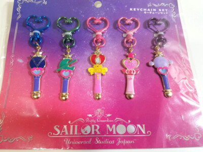 Sailor Moon - Universal Studios Japan USJ Keychain Strap SET of 5 - Outers
