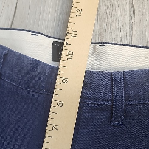 J. Crew Stretch Chino Pants Men's 30 x 30 Navy Blue Slim Pockets Straight Leg - Picture 9 of 10