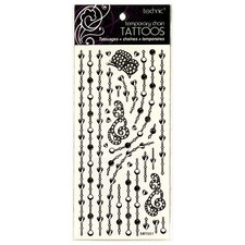 Tattoo Body Art Temporary Techinc Cosmetics Assorted Designs Black Transfer