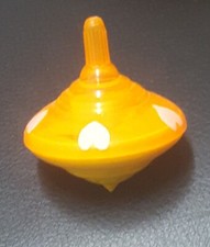 Judaica Israel Old Vintage Hanukkah Plastic Dreidel Spinning Top