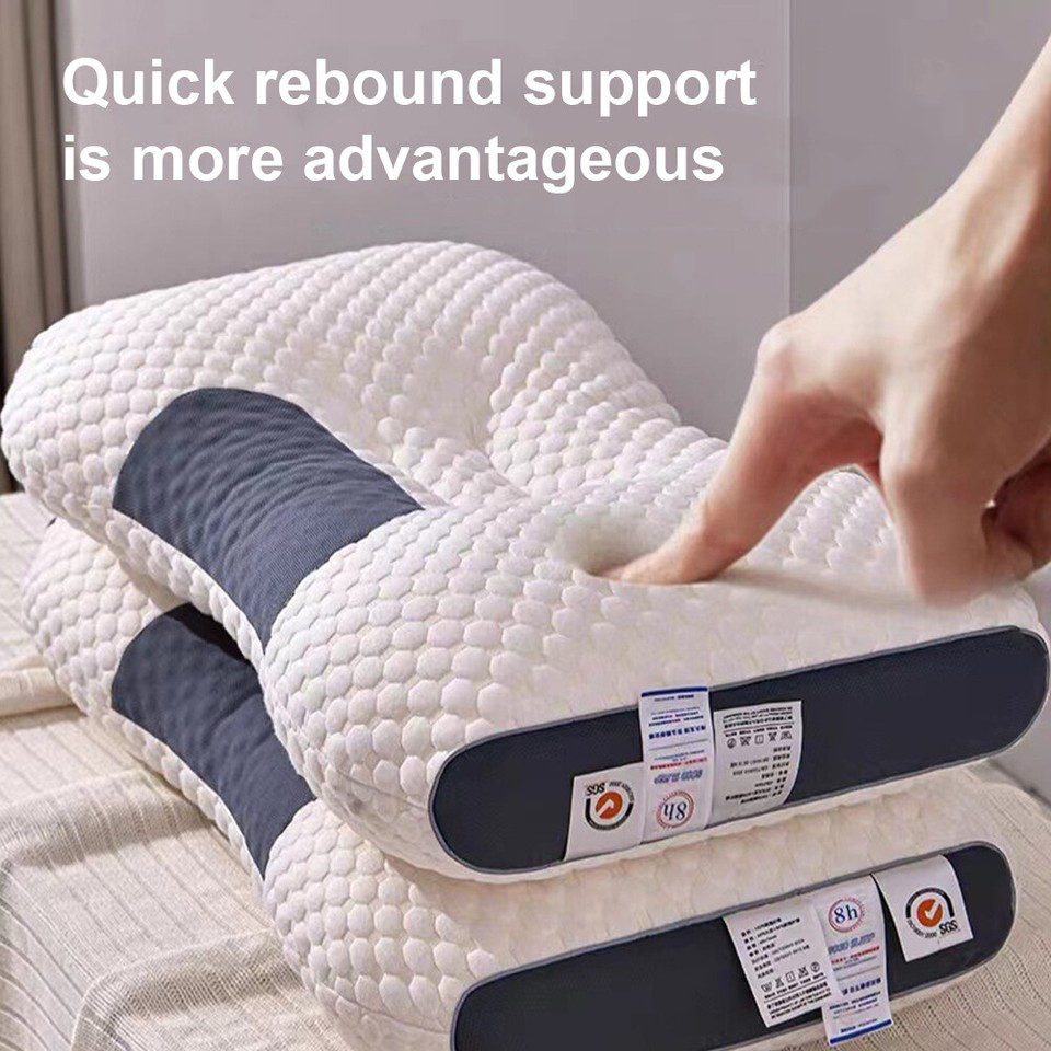 Orthopedic Pillows Polyester Bed Pillow for Sleeping Side Back Stomach