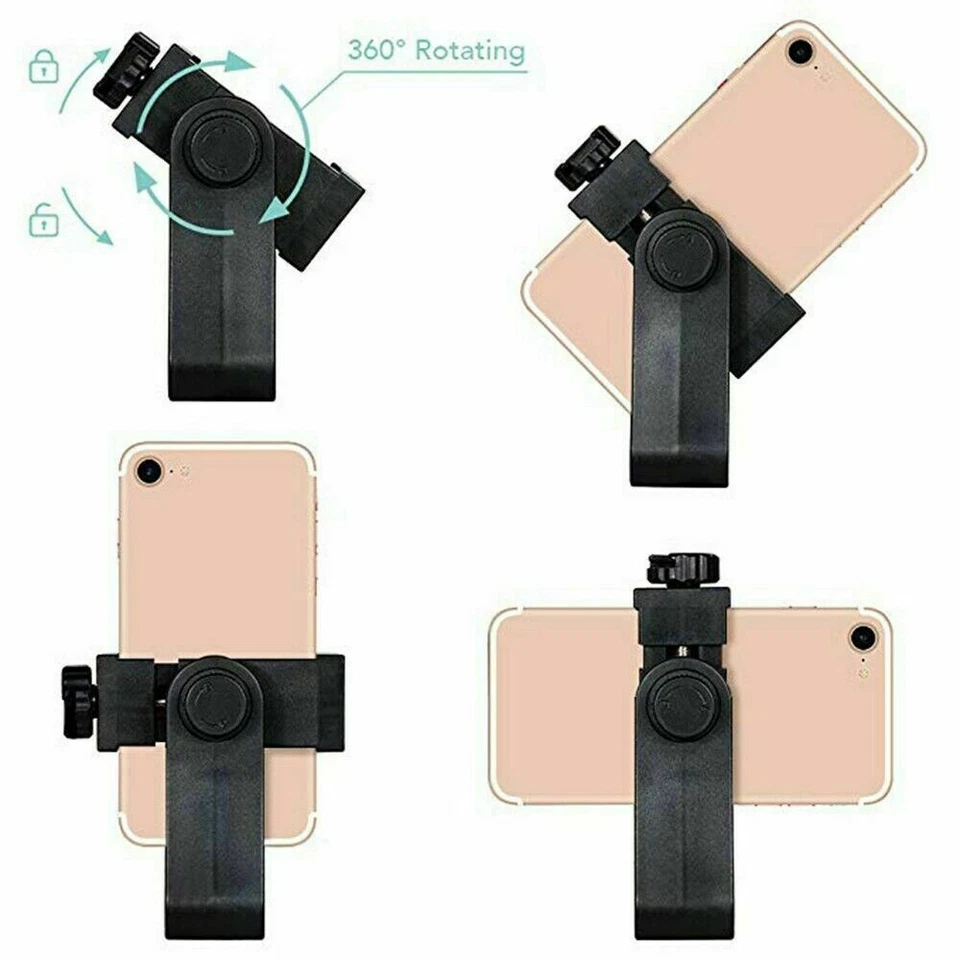 Universal Mobile Tripod Adapter Cell Phone Holder Mount Smartphone Adapter - Image 2 of 4