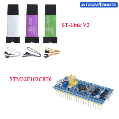 STM32F103C8T6 ARM STM32 Minimum System Development Board + ST-Link V2 Downloader